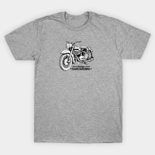 Vintage Cafe Racing Motorcycle T-Shirt